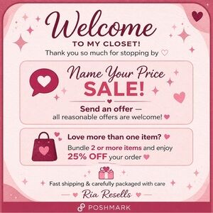 🚨 Name Your Price SALE 🚨 Send Offers | Ria Resells | Bundle 25% Off
